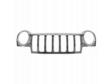 Maska chladiče Jeep Cherokee 2002-2004 Chrom