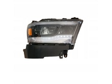 Světlo přední pravé Dodge RAM 1500 2019+ Černé LED