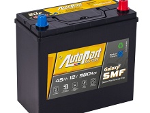 Autobaterie Galaxy SMF JAPAN 12V 45Ah 380A P