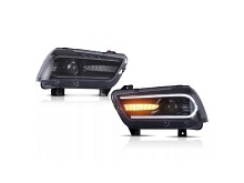Světlo přední L+P Dodge Charger 2011-2014 LED