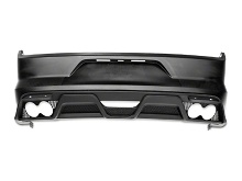 Nárazník zadní PREMIUM + difuzor GT350 Styl Ford Mustang 2015-2017