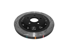 Brzdový kotouč zadní Ford Mustang 2015-2023 330mm DBA 5000 series - T3 Slotted Black Hat