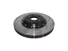 Brzdový kotouč přední Ford Mustang 2015-2023 380mm DBA 5000 series - T3 Slotted Black Hat