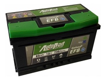Autobaterie Galaxy EFB 80Ah 730A Start-Stop