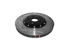 Brzdový kotouč přední levý Chevrolet Camaro 2010-2015 370mm DBA 5000 series - T3 Slotted Black Hat