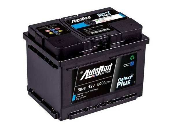 Autobaterie Galaxy PLUS 58Ah 500A P