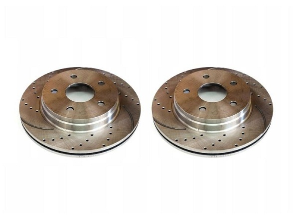 Brzdové kotouče 2ks přední Dodge RAM 1500 2002-2008 STD Vrtané