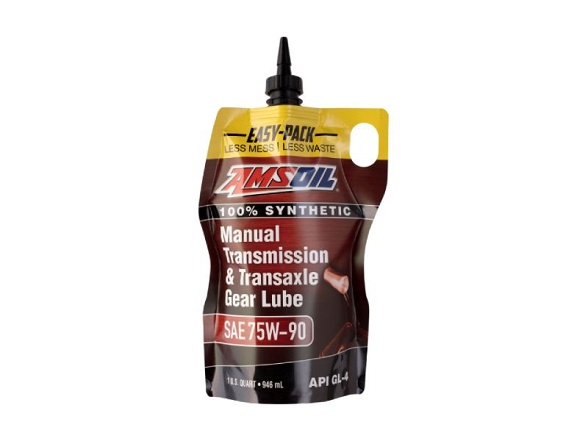 AMSOIL 75W-90 Manual Transmission & Transaxle Gear Lube 0.946L Easy Pack