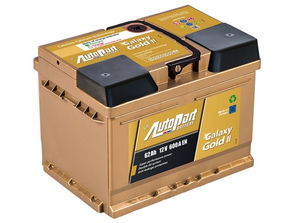 Autobaterie Galaxy GOLD II 62Ah 600A