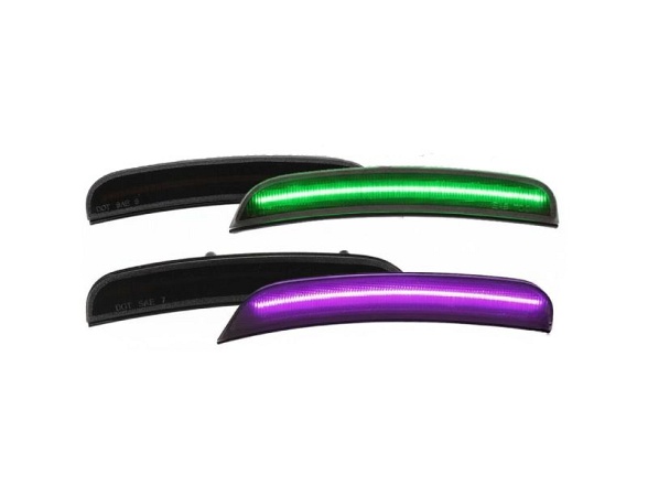 Světla obrysové přední a zadní RGB Dodge Charger 2015+