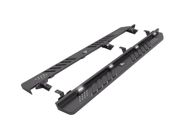 Nástupní prahy OFF-ROAD LED Jeep Wrangler 2007-2018