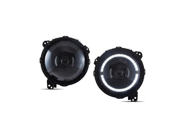 Světla přední FULL LED V2 Jeep Wrangler 2018+ VLAND