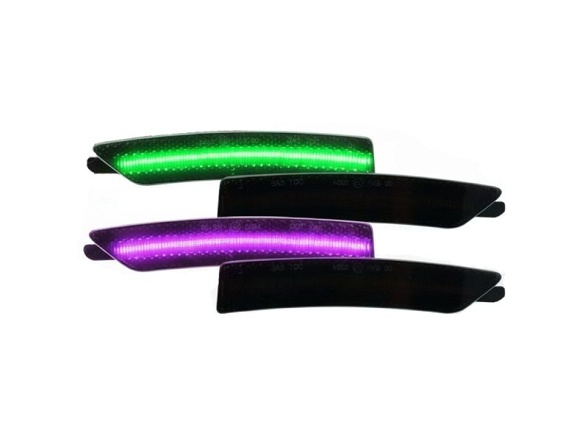 Světla obrysové přední a zadní LED RGB Ford Mustang 2024+